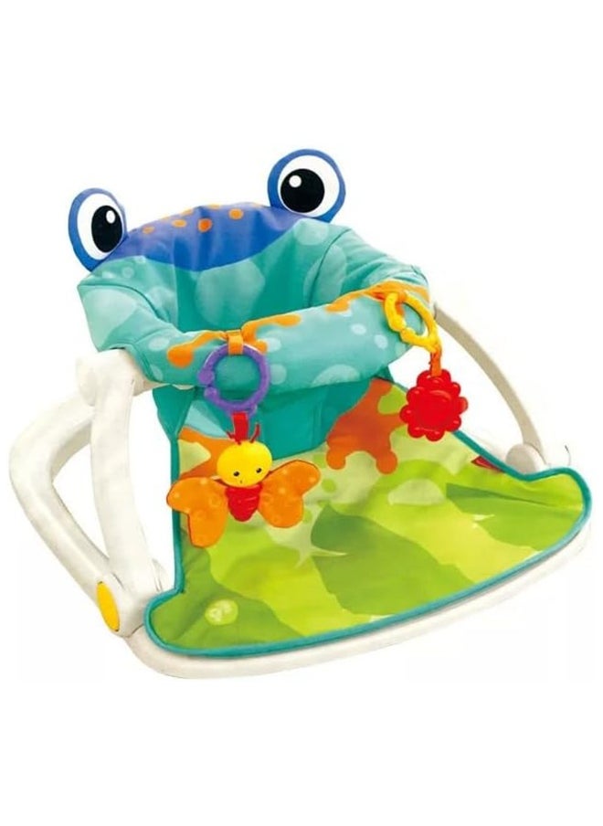 Frog Themed Baby Play Sit-Me-Up Floor Seat Suitable For 0 Months +