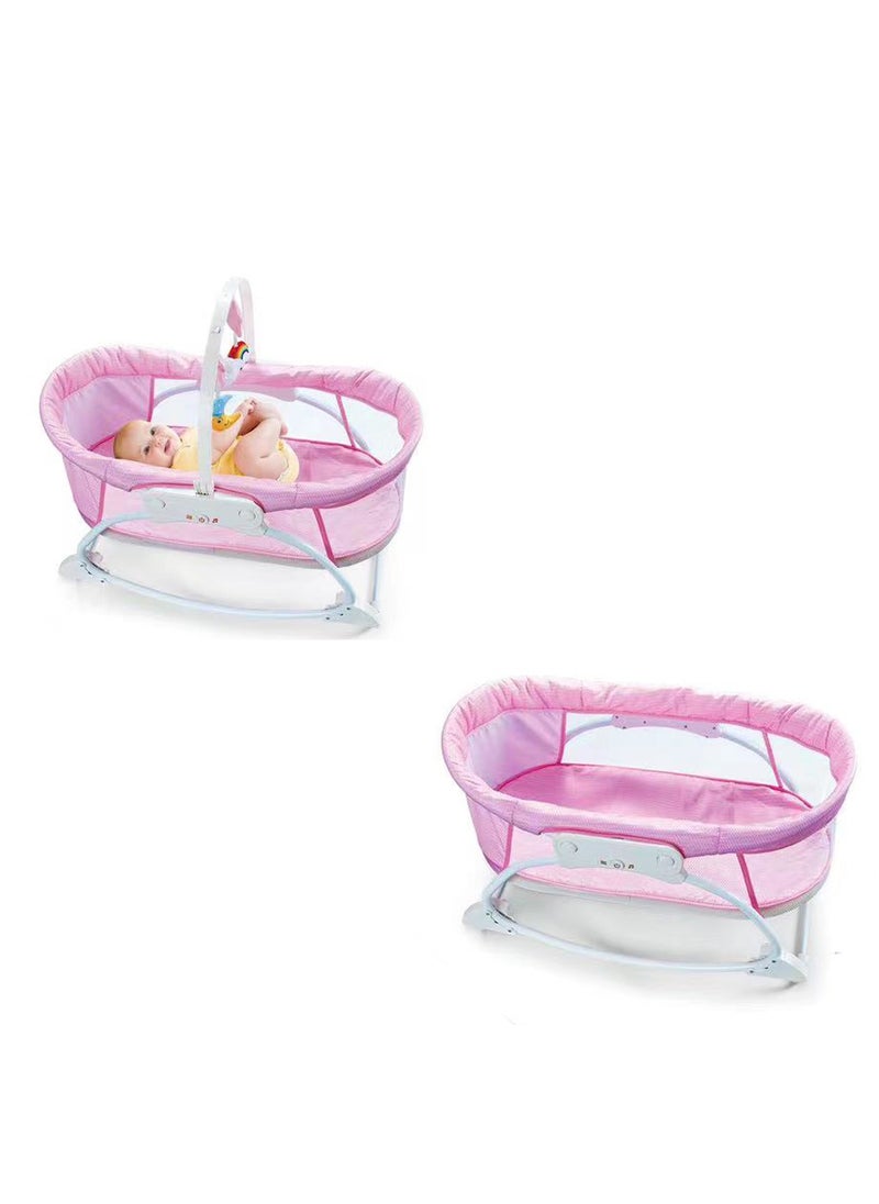 Portable Swing Baby Rocker Bassinet - Pink