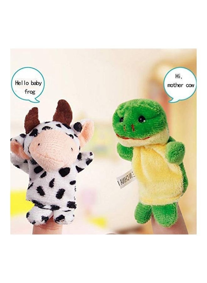 Pack Of 20 Fabric Animal Finger Puppet Set