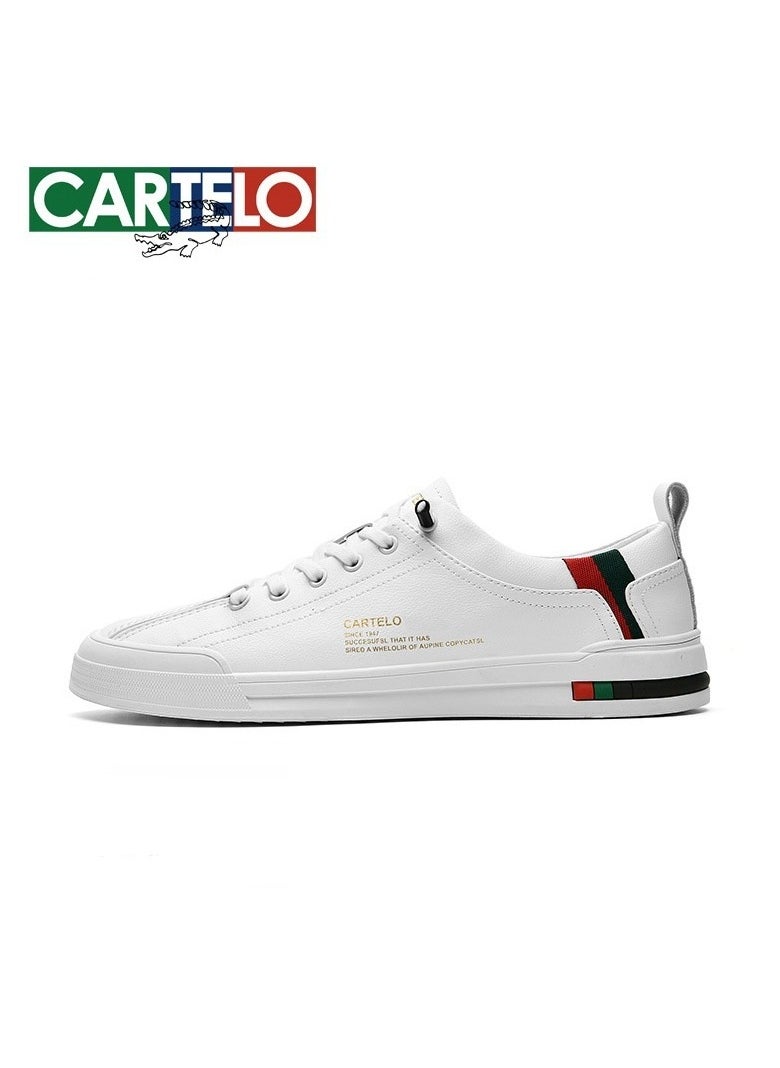 New CARTELO Sports And Leisure Shoes Low Cut Solid Color Business Board Shoes