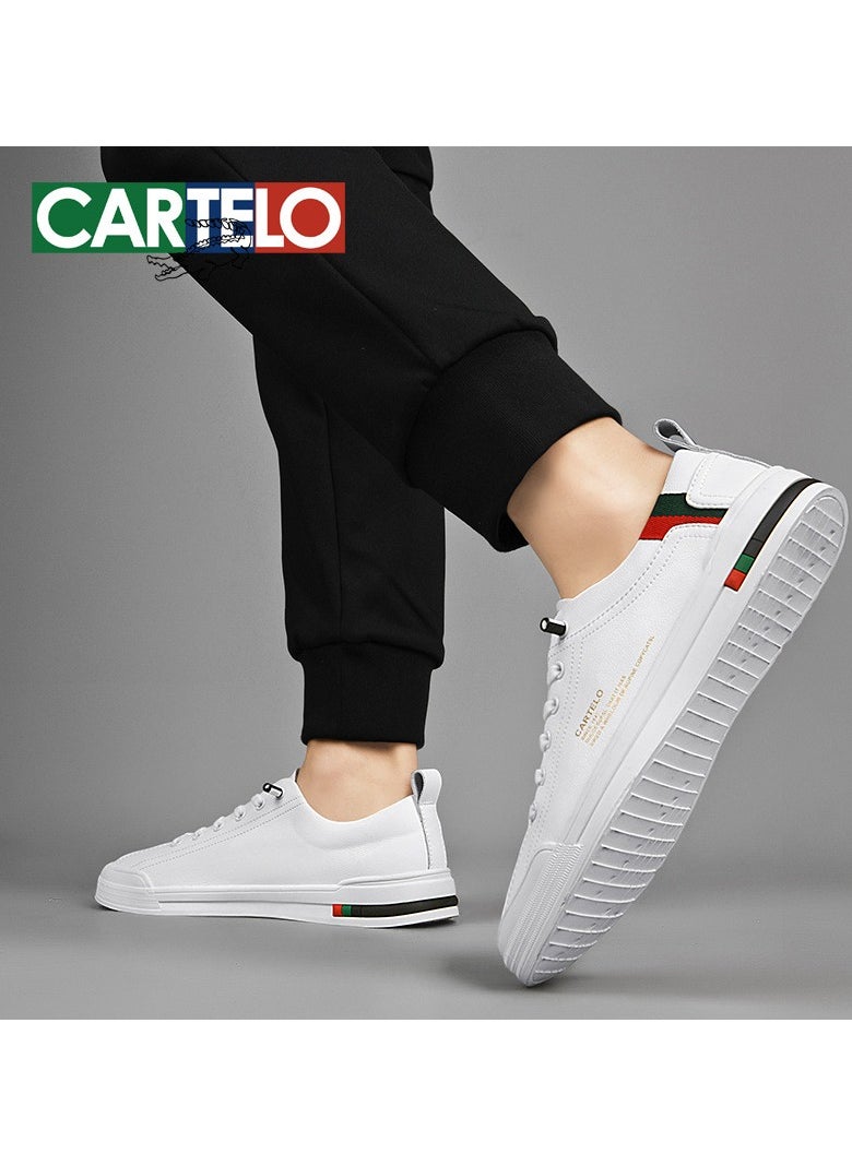 New CARTELO Sports And Leisure Shoes Low Cut Solid Color Business Board Shoes