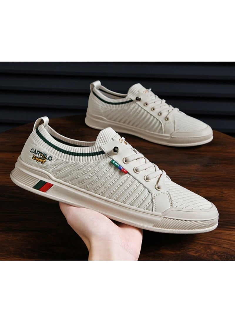 New CARTELO Sports And Leisure Shoes Low Cut Solid Color Business Board Shoes