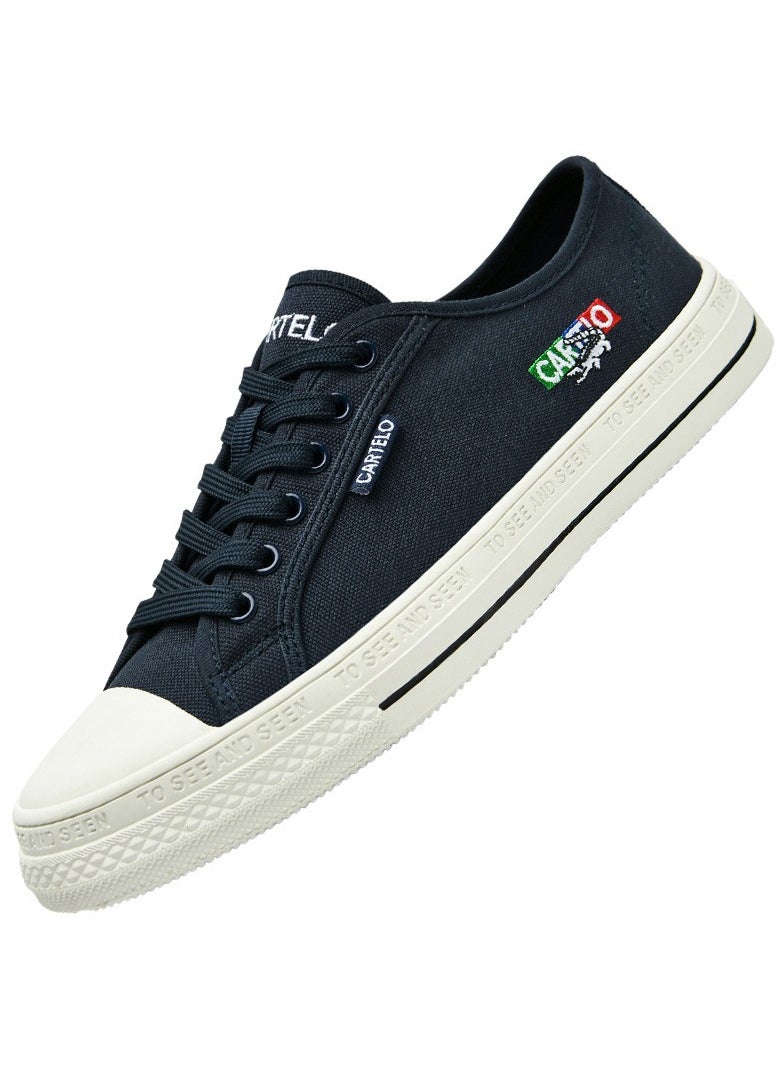 New CARTELO Sports And Leisure Shoes Low Cut Solid Color Business Board Shoes