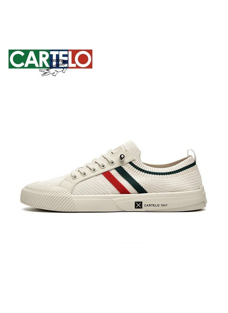 New CARTELO Sports And Leisure Shoes Low Cut Solid Color Business Board Shoes