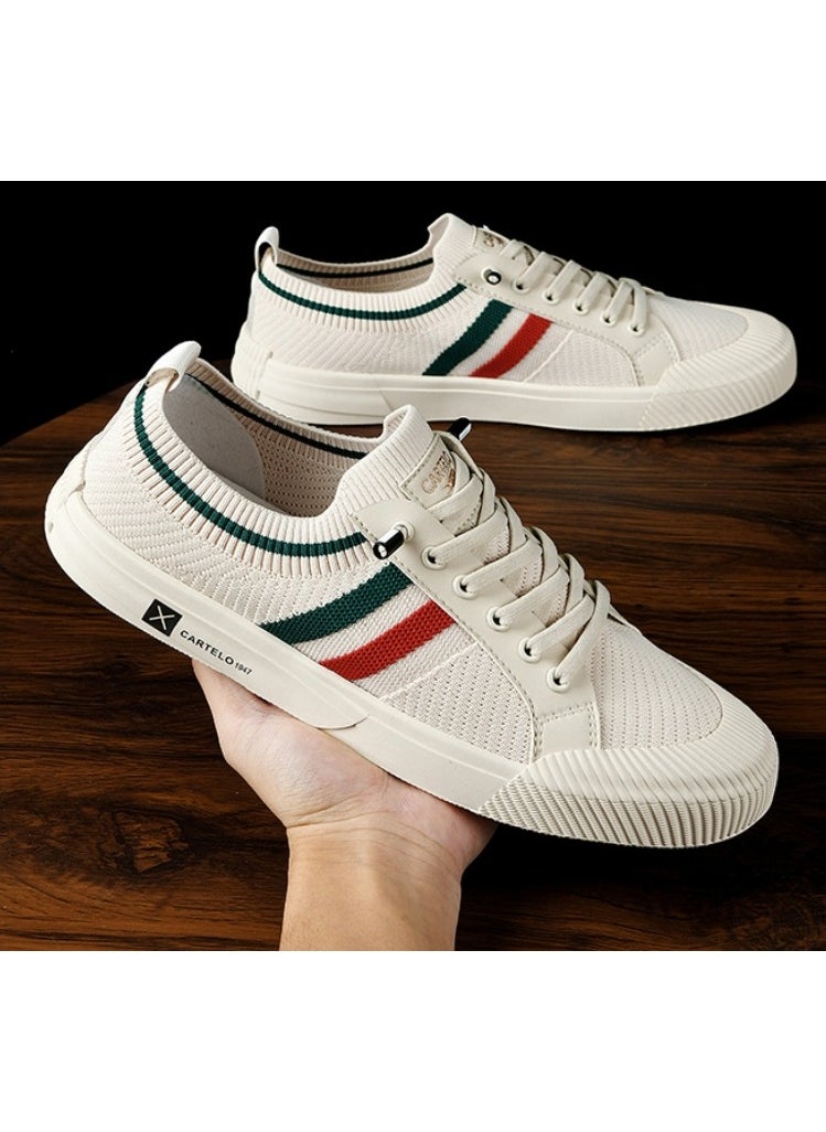 New CARTELO Sports And Leisure Shoes Low Cut Solid Color Business Board Shoes