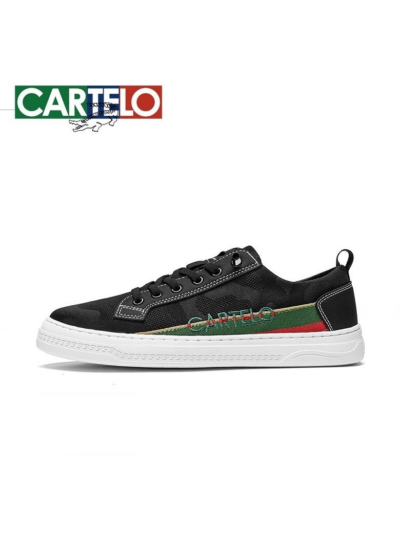 New CARTELO Sports And Leisure Shoes Low Cut Solid Color Business Board Shoes