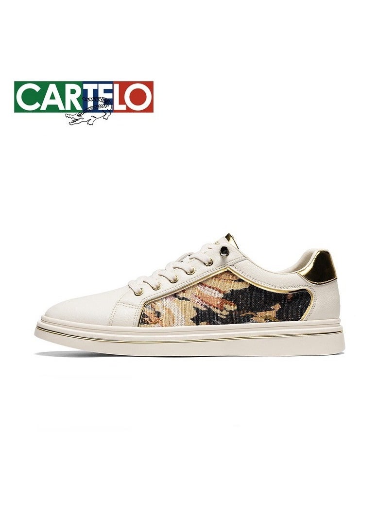 New CARTELO Sports And Leisure Shoes Low Cut Solid Color Business Board Shoes