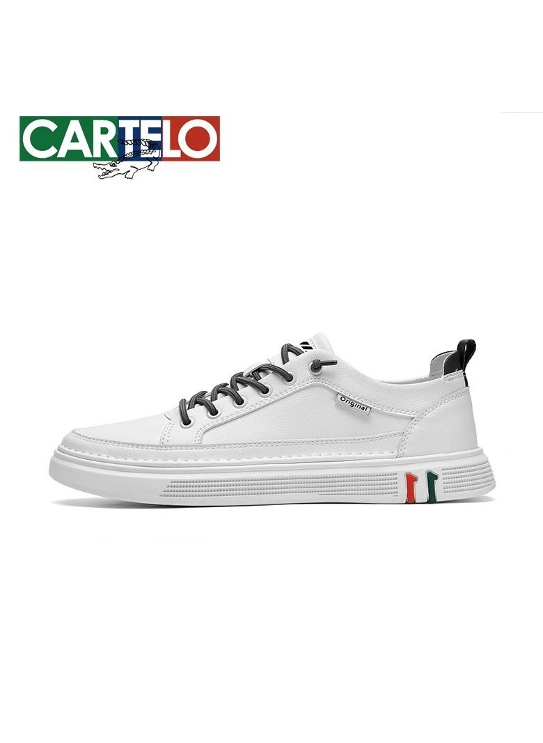 New CARTELO Sports And Leisure Shoes Low Cut Solid Color Business Board Shoes