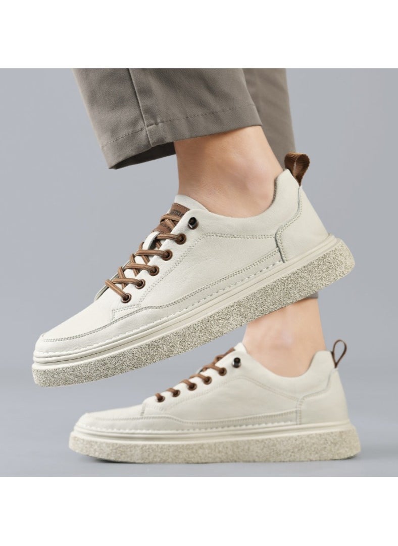 New CARTELO Sports And Leisure Shoes Low Cut Solid Color Business Board Shoes