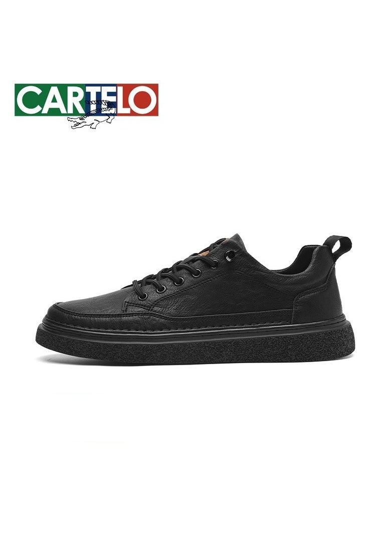 New CARTELO Sports And Leisure Shoes Low Cut Solid Color Business Board Shoes
