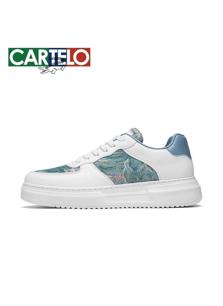 New CARTELO Sports And Leisure Shoes Low Cut Solid Color Business Board Shoes