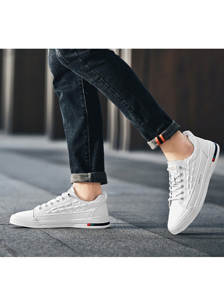 New CARTELO Sports And Leisure Shoes Low Cut Solid Color Business Board Shoes