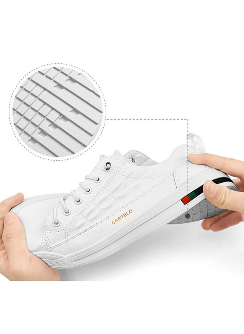 New CARTELO Sports And Leisure Shoes Low Cut Solid Color Business Board Shoes