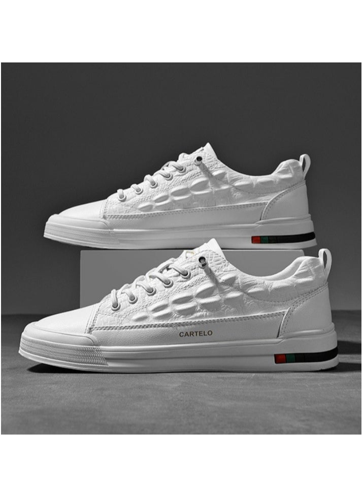New CARTELO Sports And Leisure Shoes Low Cut Solid Color Business Board Shoes