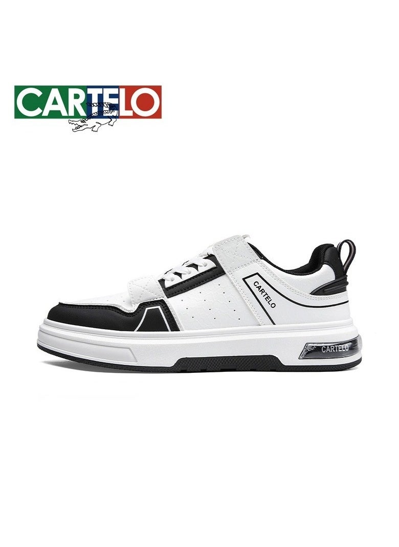 New CARTELO Sports And Leisure Shoes Low Cut Solid Color Business Board Shoes