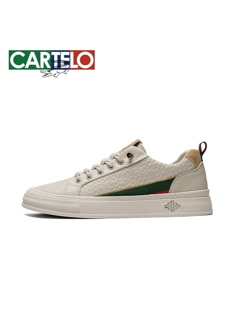 New CARTELO Sports And Leisure Shoes Low Cut Solid Color Business Board Shoes