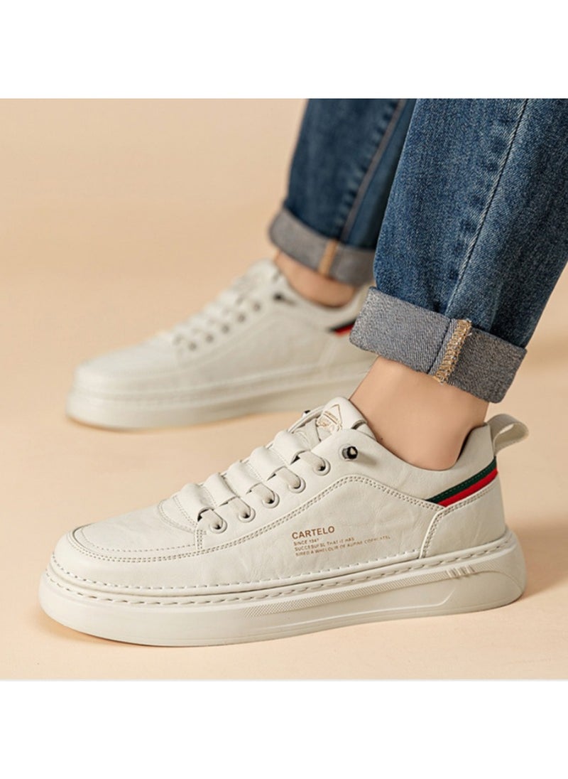 New CARTELO Sports And Leisure Shoes Low Cut Solid Color Business Board Shoes