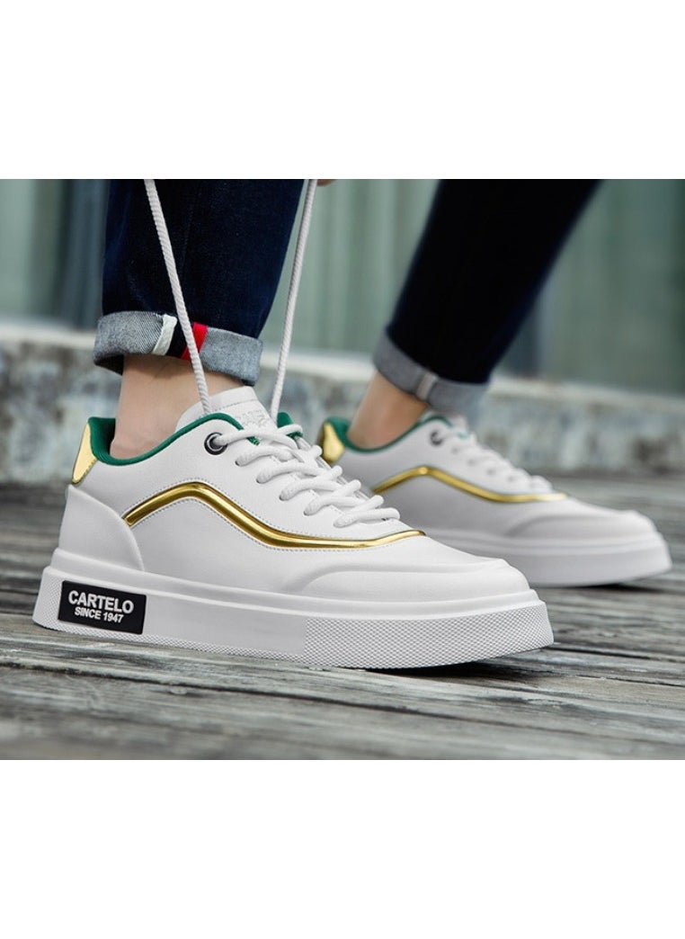 New CARTELO Sports And Leisure Shoes Low Cut Solid Color Business Board Shoes
