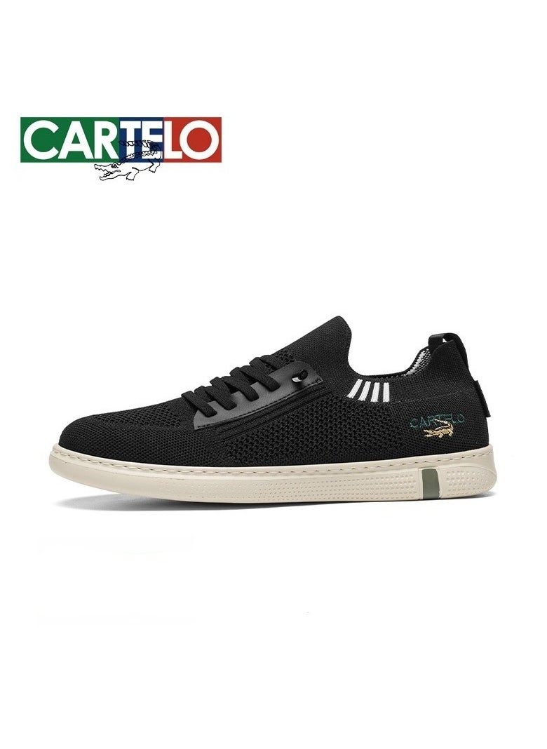 New CARTELO Sports And Leisure Shoes Low Cut Solid Color Business Board Shoes