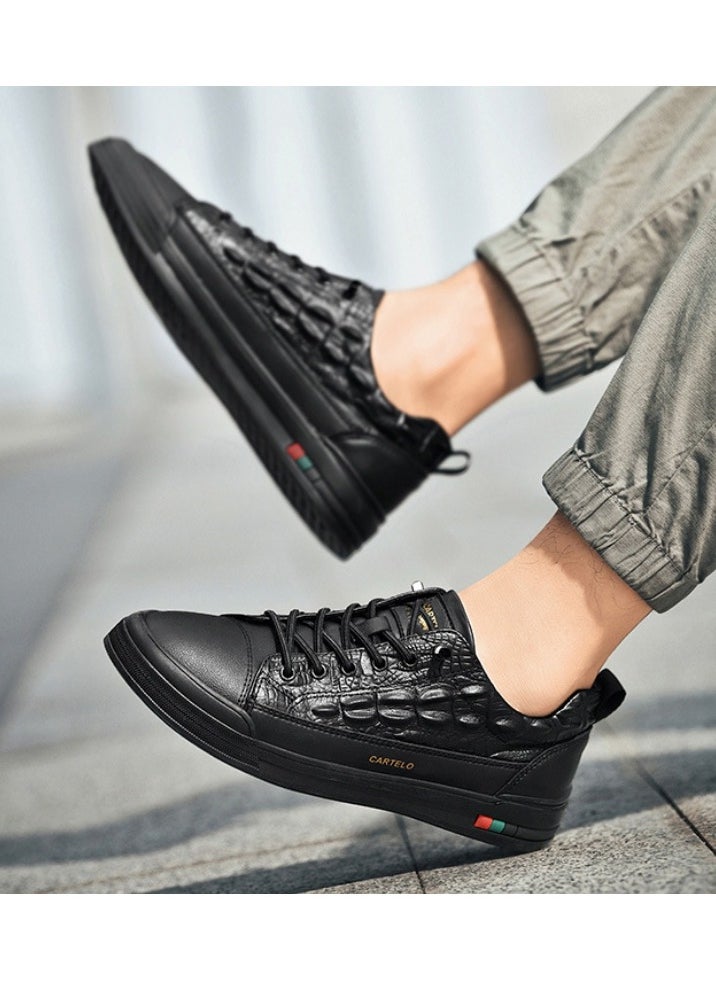 New CARTELO Sports And Leisure Shoes Low Cut Solid Color Business Board Shoes