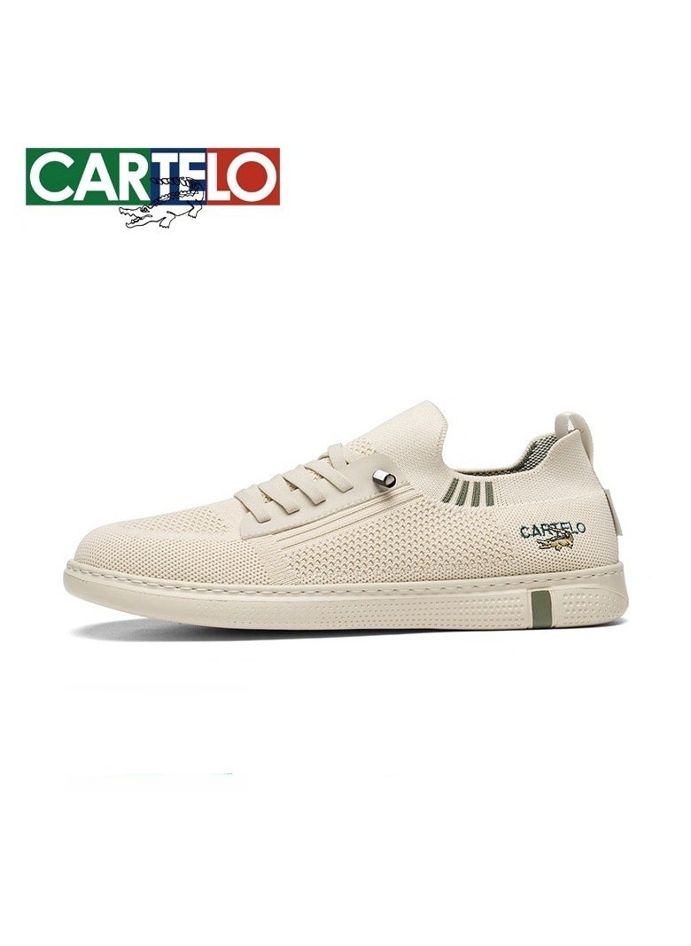 New CARTELO Sports And Leisure Shoes Low Cut Solid Color Business Board Shoes