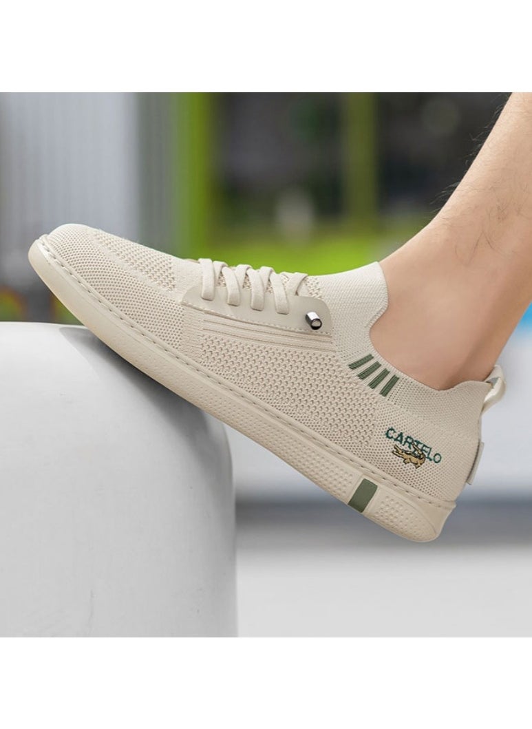 New CARTELO Sports And Leisure Shoes Low Cut Solid Color Business Board Shoes