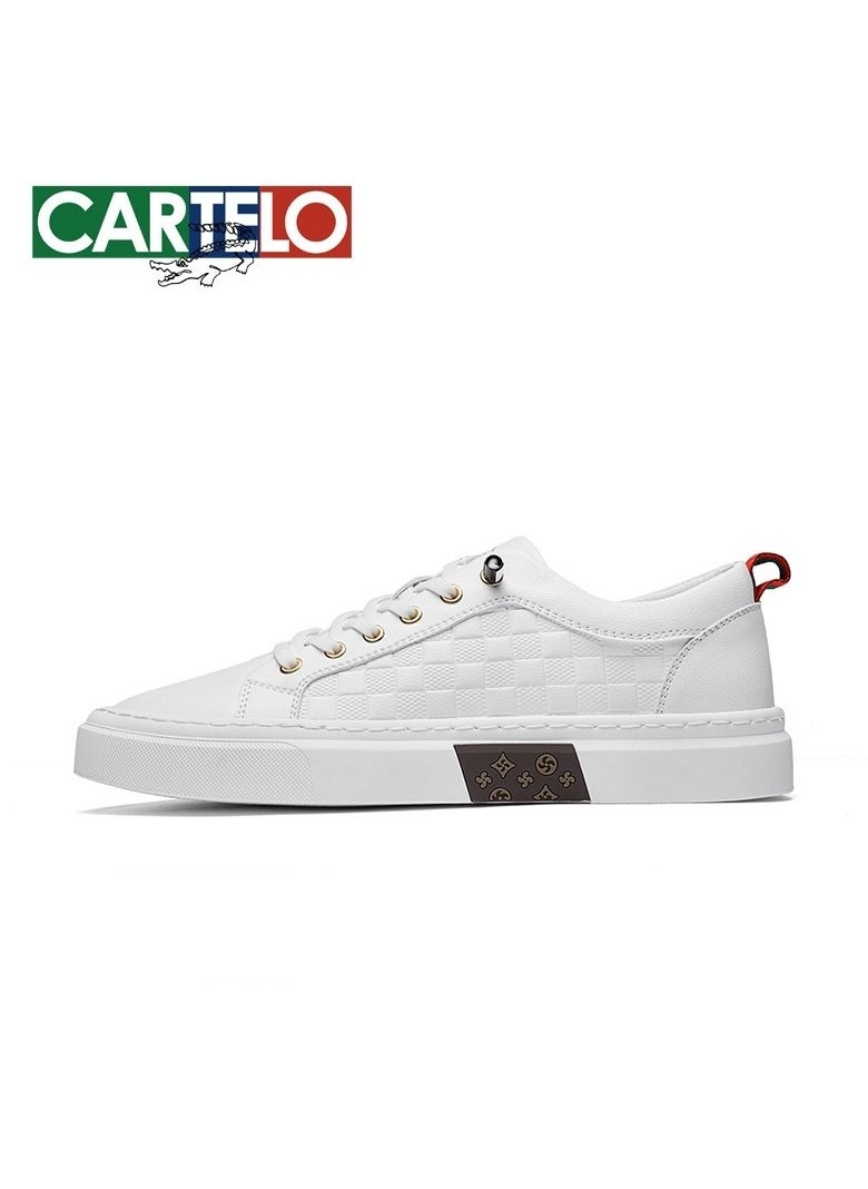 New CARTELO Sports And Leisure Shoes Low Cut Solid Color Business Board Shoes