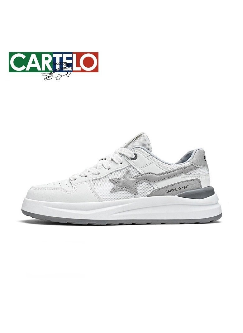 New CARTELO Sports And Leisure Shoes Low Cut Solid Color Business Board Shoes