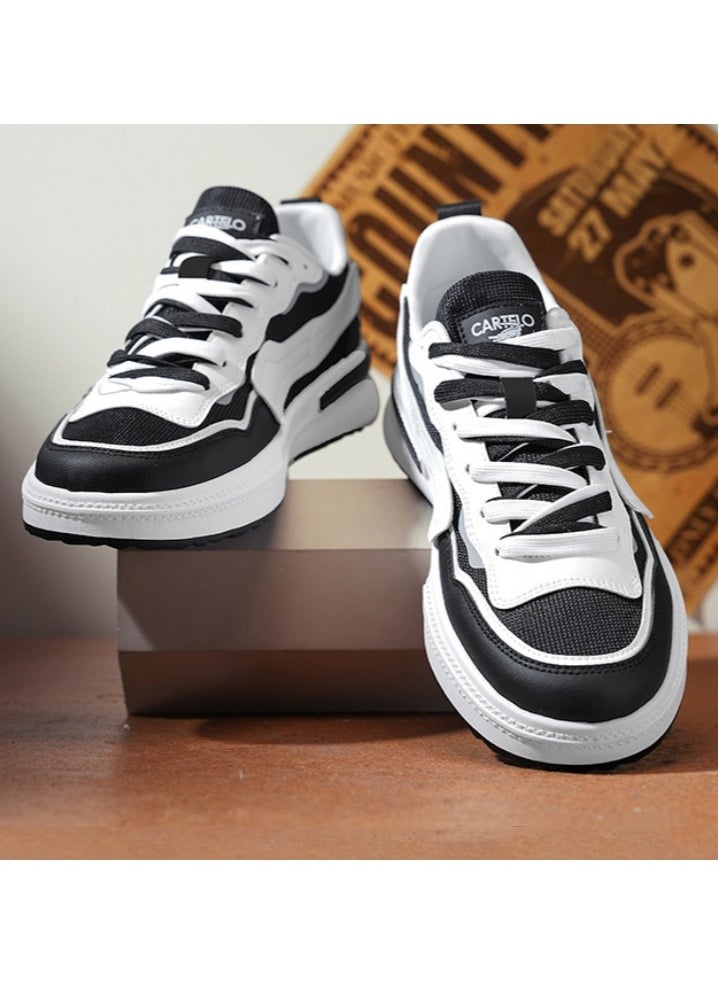New CARTELO Sports And Leisure Shoes Low Cut Solid Color Business Board Shoes
