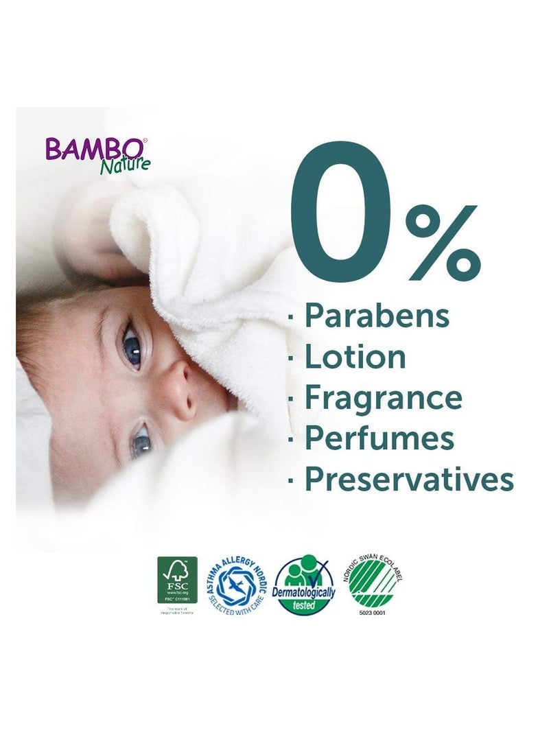 Bambo Nature Premium Eco Nappies, Eco-Labelled Sustainable Nappies, Enhanced Leakage Protection, Secure & Comfortable Baby Nappies, Secure & Comfortable - Size 3 (1 X Pack Of 28)