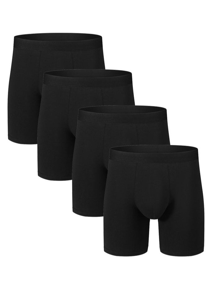 4 Pairs Men's Soft Cotton Briefs