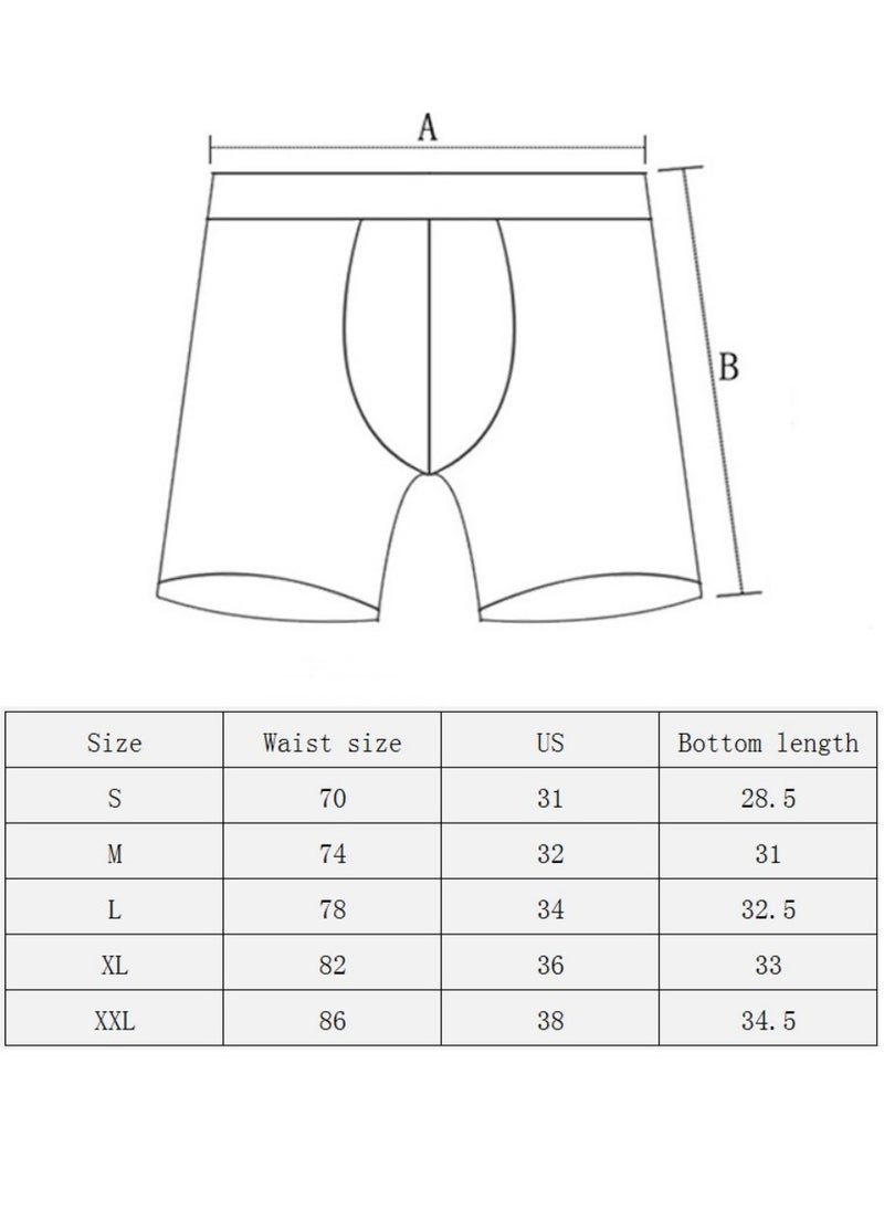 5 Pairs Men's Soft Cotton Briefs