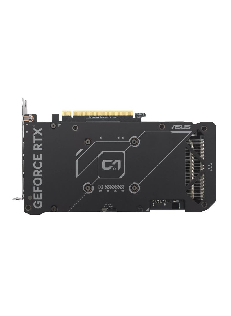 Dual GeForce RTX 4070 SUPER EVO OC Graphics Card, 12GB GDDR6X 192-bit Memory, 2550 MHz Boost Clock, 21 Gbps Memory Speed, 7168 CUDA Cores, PCI E 4.0, HDMI 2.1a / DP 1.4A | 90YV0KC0-M0NA00 Black