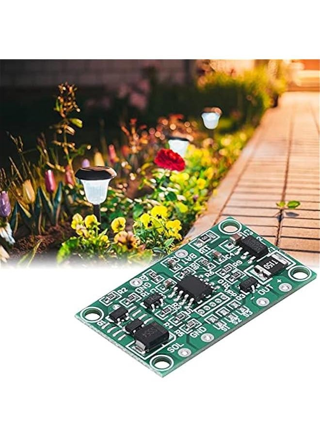 Microwave radars Sensor , 3 . 2V/3 . 7V Circuit Board Microwave radars Induction for 6V12V , Solar for char ge Controller Board for Home Solar Landscape Lights