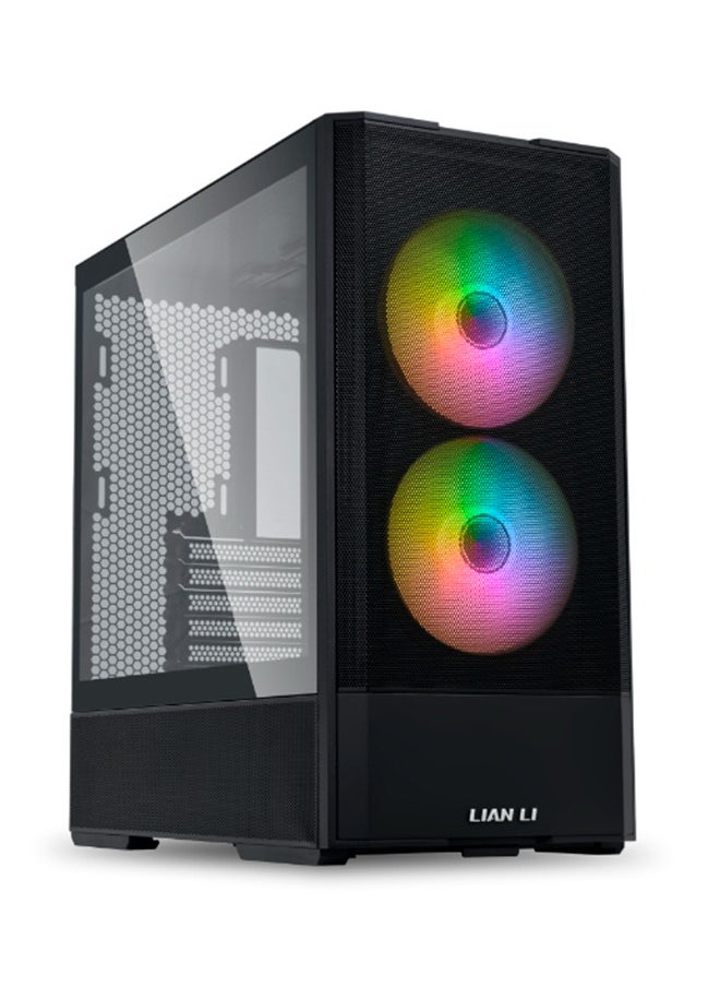 Lancool 207 ATX Mid-Tower Gaming PC Case with 2 ARGB Fans, Tempered Glass Side Panel, Up to 360mm Radiator Support, USB 3.1 Type-C Port, Clean and Modern Design, G99.LAN207RX.00