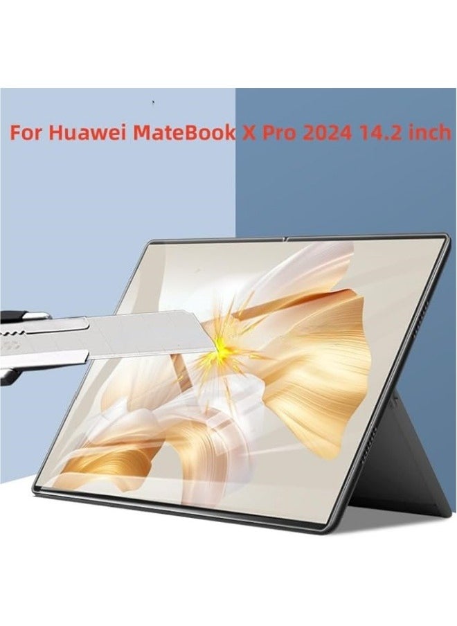 Screen Protector Compatible With Huawei MateBook X Pro 2024 14.2 inch Protector Film, Crystal Clear Protective Film Tempered Glass