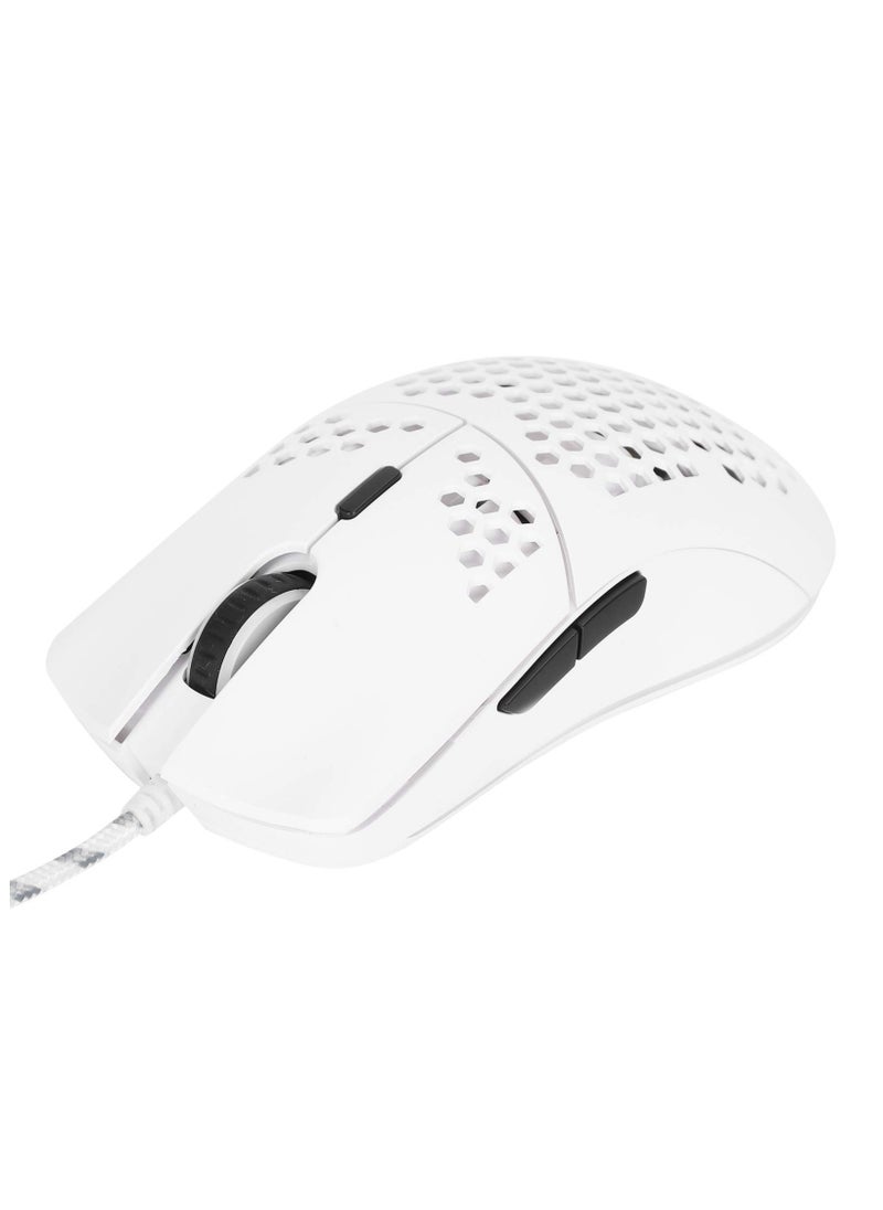 Wired Gaming Mouse, Computer Accessory RGB Hollow Mouse, Durable for Office Home