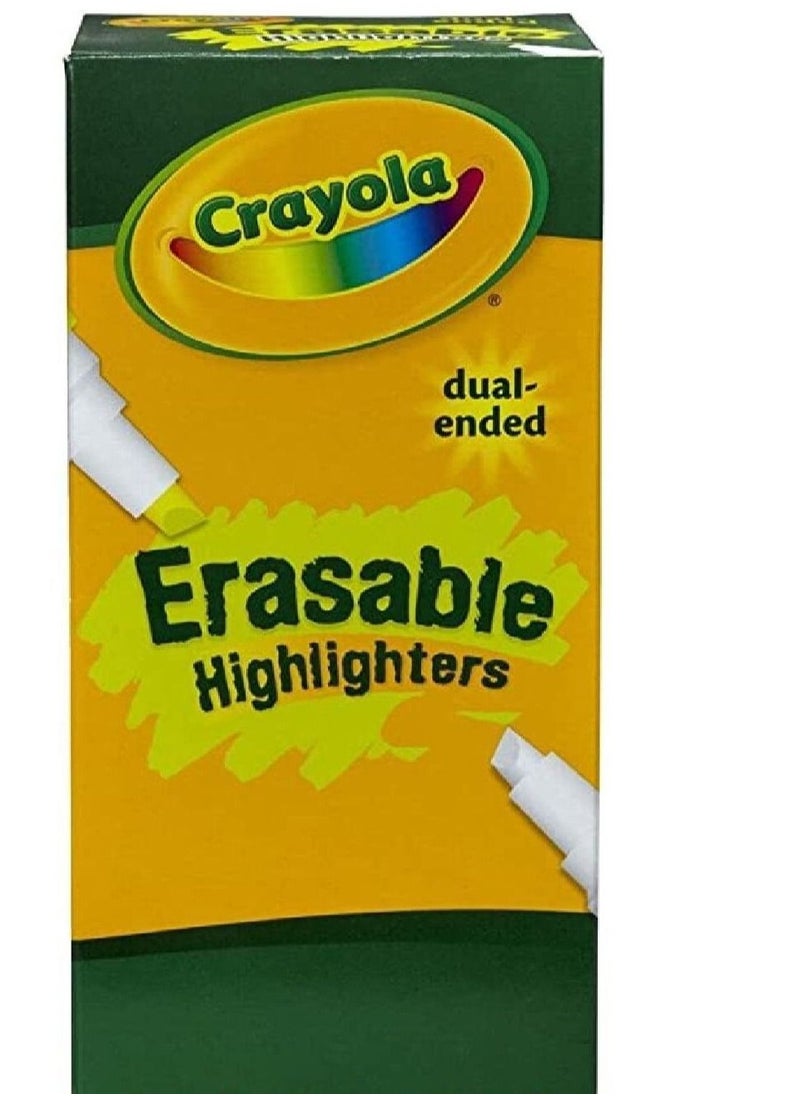 Crayola 12 ct. Bulk Set Dual-Ended Erasable Highlighter