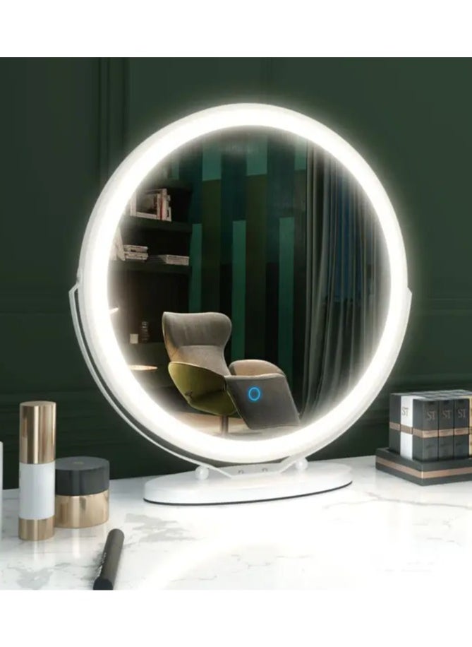 Round Mirror Circle Mirror Metal Frame Round Wall Mounted Mirrors for Living room Bathroom led mirror