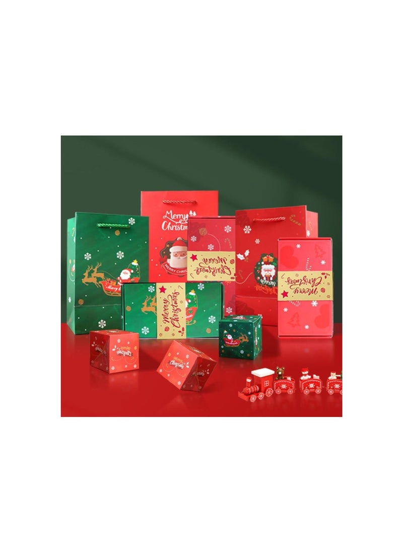 Bombmiss Gift Box, Bombmiss Surprise Gift Box Explosion for Money-20 Times of Box Bounce, Merry Christmas Pop-Up Explosion Gift Box, Folding Bouncing Red Envelope Gift Box (E)