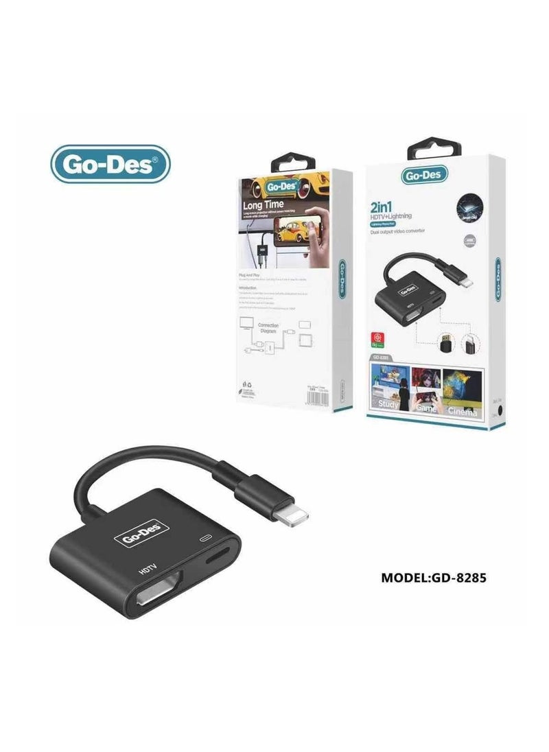 Go-Des GD-8285 HDTV+Lightning Converter