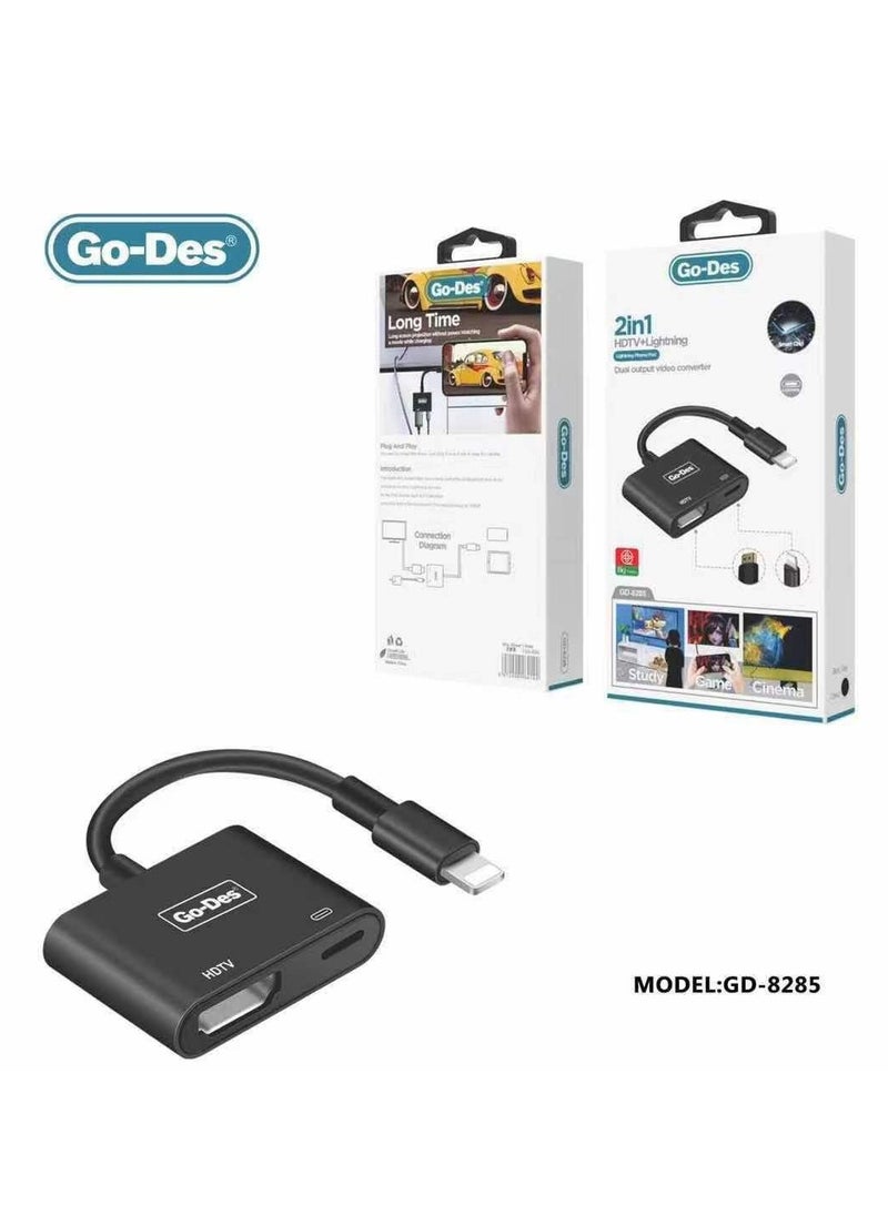 Go-Des GD-8285 HDTV+Lightning Converter