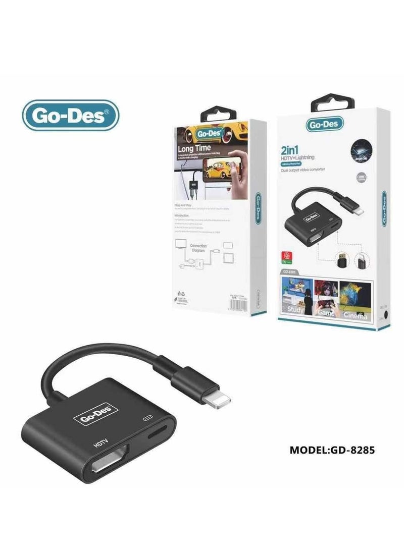 Go-Des GD-8285 HDTV+Lightning Converter