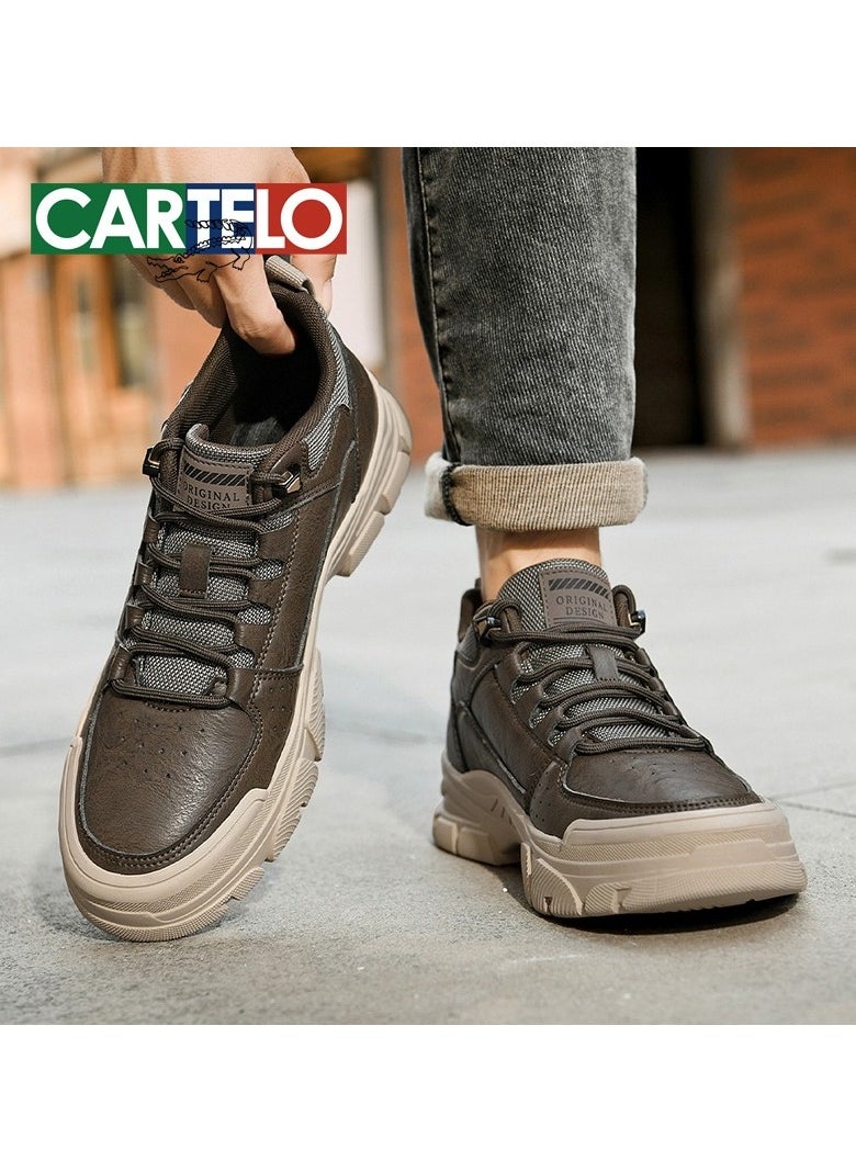 New CARTELO Comfortable Soft Soled Leather Shoes