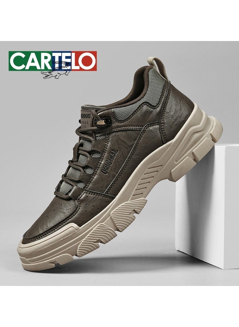 New CARTELO Comfortable Soft Soled Leather Shoes