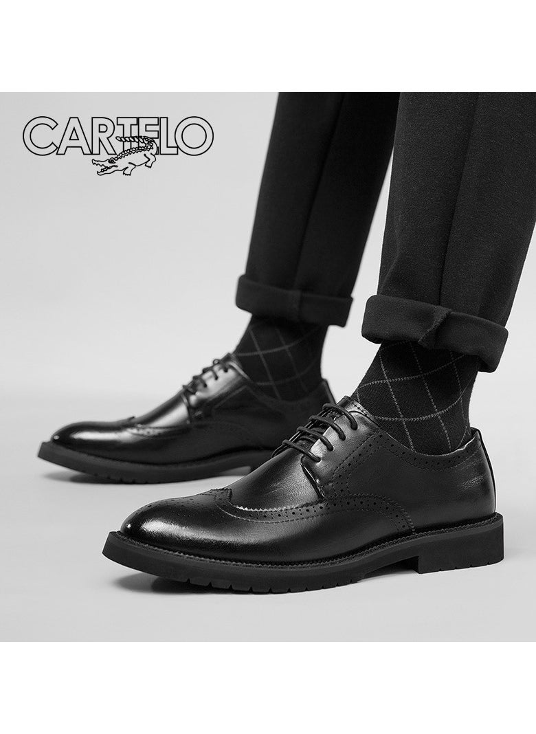 New CARTELO Comfortable Soft Soled Leather Shoes