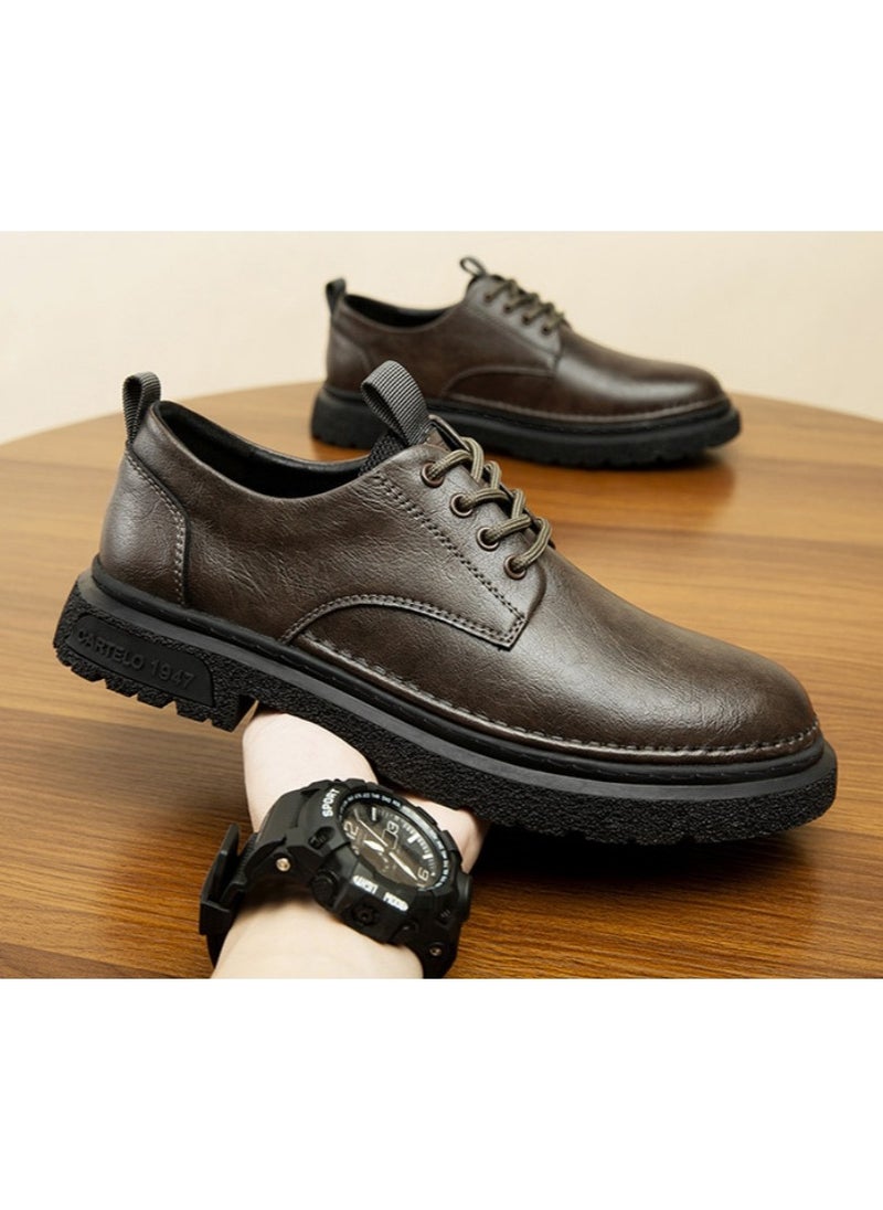 New CARTELO Comfortable Soft Soled Leather Shoes