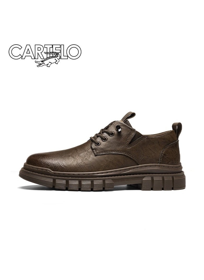 New CARTELO Comfortable Soft Soled Leather Shoes