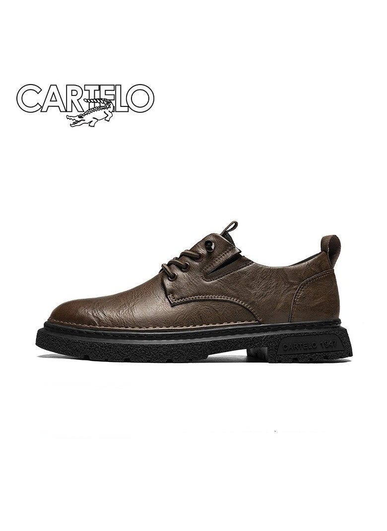 New CARTELO Comfortable Soft Soled Leather Shoes