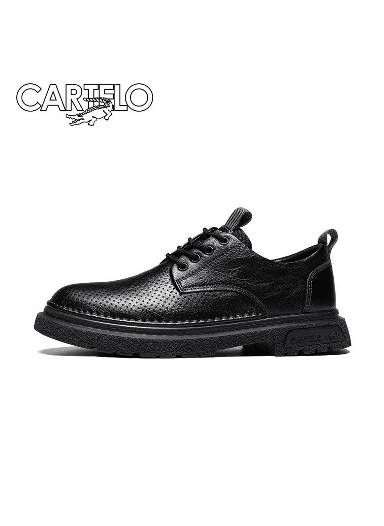 New CARTELO Comfortable Soft Soled Leather Shoes